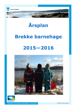 Årsplan Brekke barnehage 2015—2016