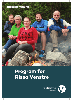 Program for Rissa Venstre