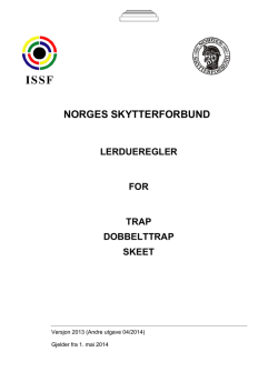 ISSF Lerdueregler (2014)