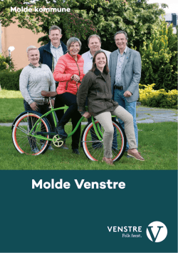 Molde Venstre valgbrosjyre 2015
