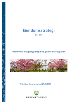 Eiendomstrategi 2015-2025