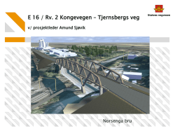 E16/rv2, Kongevegen-Tjernsbergs veg