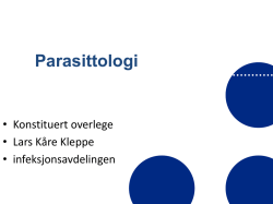 Parasittologi - Legeforeningen