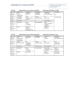 Arbeidsplan for 7. klasse uke 48-49