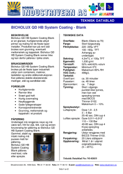 BICHOLUX QD HB System Coating