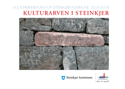 Kulturminneplan for Steinkjer kommune 2014-2018