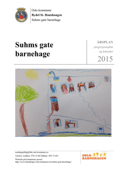 Suhms gate barnehage 2015