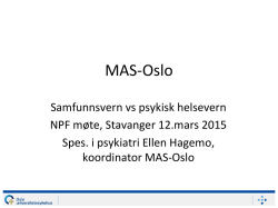 MAS-‐Oslo