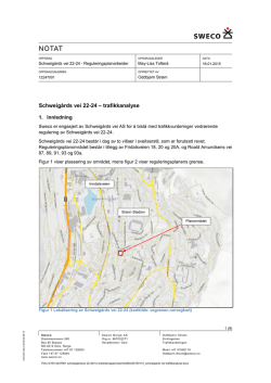 Schweigårds vei 22-24 – trafikkanalyse