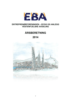 EBA Vestenfjelske Årsberetning 2014 Nettutgave