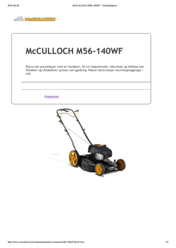 produktblad mcculloch m56-140wf