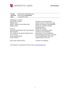 Saksdokumenter UF 11 juni 2015