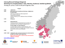 og infoseminar angående det nye Øresund-Kattegat