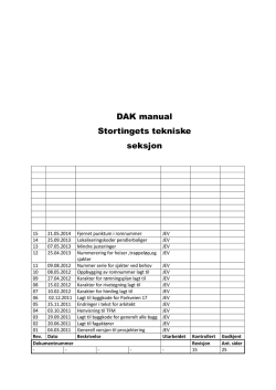 Bok 0 Vedlegg E.7.4 DAK manual