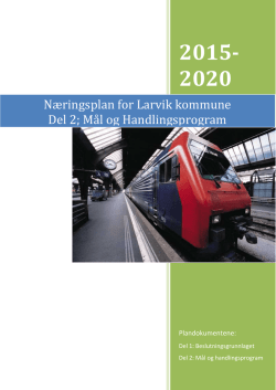 Næringsplan for Larvik kommune