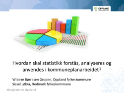 Statistikk og analyse