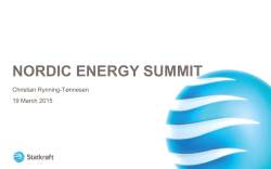 NORDIC ENERGY SUMMIT