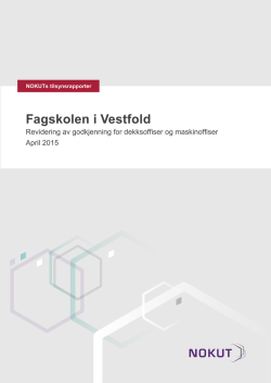 Dekksoffiser og maskinoffiser – Fagskolen i Vestfold