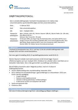 Styresak 2015-08-01 Drøftingsprotokoll