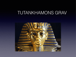 Tutankhamon sin grav ppt2