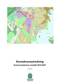 Utvidet konsekvensutredning for kommuneplan 2015-2027