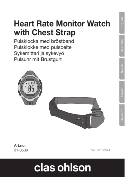 Heart Rate Monitor Watch with Chest Strap