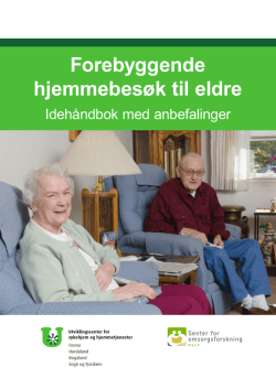 Forebyggende hjemmebesøk til eldre