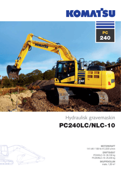 PC240LC/NLC-10 - Hesselberg Maskin AS