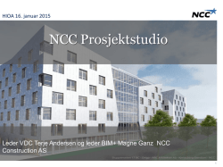 NCC Prosjektstudio