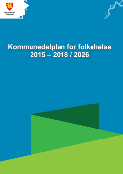 Kommunedelplan for folkehelse 2015