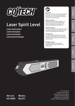 Laser Spirit Level