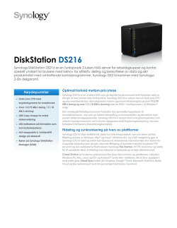DiskStation DS216
