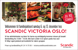 Jul på Scandic Victoria Oslo