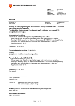 Møtebok planutvalget 27.08.15 sak nr. 66/15