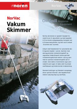 NorVac Vakum Skimmer