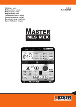 Master MLS MEX - J.D. Sveise Service