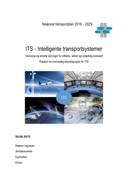 ITS - Intelligente transportsystemer