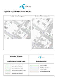 Tegnforklaring til kart fra Telenor (NIMS):