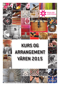 KURS OG ARRANGEMENT V&Aring;REN 2015