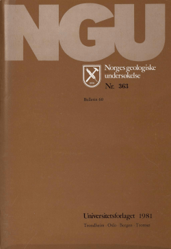 Nr. 363 Universitetsforlaget 1981