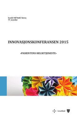 Program Innovasjonskonferansen 2015 (2)