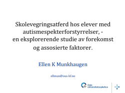 Ellen Munkhaugen - Autismeforeningen i Norge