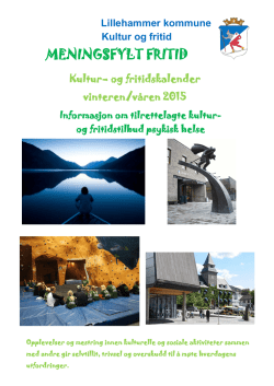 Program vår 2015 - Lillehammer kommune