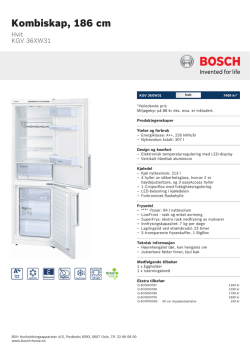 Bosch KGV 36XW31