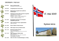 17. mai 2015 - Ringsaker Kommune