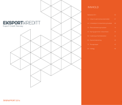 eksportkreditt norges årsrapport 2014