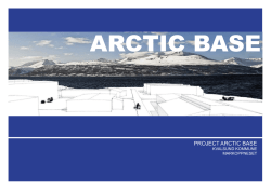 Arctic Base.indd - westelius architects