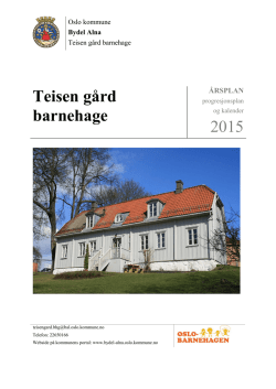 Last Ned PDF - Oslo Barnehagen