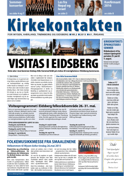 Kirkekontakten nr 2 - 2015 - Eidsberg kirkelige