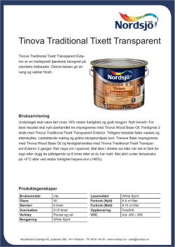 Tinova Traditional Tixett Transparent Exterior